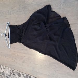 Guess dress size medium high low ruched strapless top